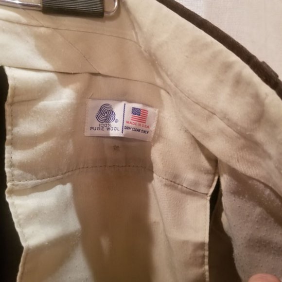 Vintage John Alexander brown wool men's slacks 38 - Picture 8 of 8